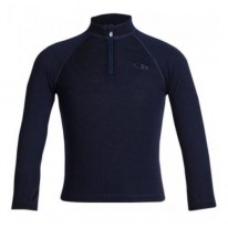 Светр дитячий Icebreaker Compass LS HZ Junior midnight navy Дитячі розміри: 10,14